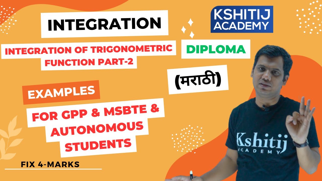 Chapter integration integration of trigonometric function part 2