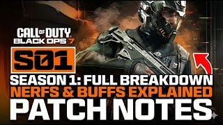 Everything They Changed in Season 1 (BO7 Patch Notes Breakdown)