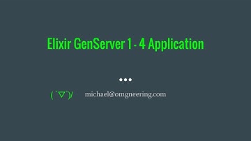 Elixir Application (part 1)