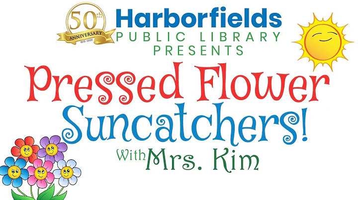 Pressed Flower Suncatchers with Mrs. Kim!