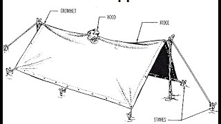 SPARK: Now To Make Night  Sleeping Shelter  from Army Poncho (Ночлег под Армейским Пончо)