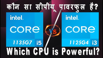 Intel i5 10th gen 1135g7 vs Intel i3 11th gen 1125g4 | Budget laptop Processor Comparison