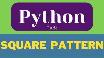 Square Pattern in Python * Pattern Program in Python  *  #shorts  #python #ytshorts #education #4k