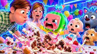 Dad Destroy Cocomelon Cake| 13th Birthday Song Intro Effects | Gamavision Csupo Style Remix