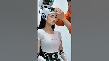technician replaces brain chip of female humanoid robot #humanoidrobot _#ai #robot #usa #2025reels