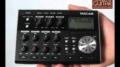 Tascam DP-004 Pocketstudio Review from Acoustic Guitar