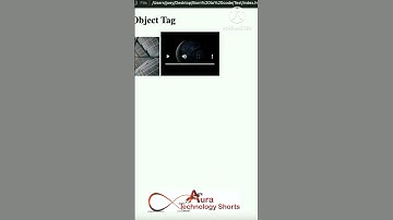 HTML object Tag #shorts #viralshorts #trendingreels #objecttaginhtml  #htmlobjecttag