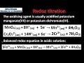 91 redox titration sl