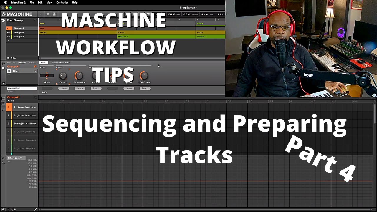 Maschine Tutorial: Part 4: Beat Sequencing for Beginners | How I prep beats for artist.