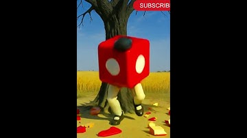 squid game ai mentality is squire head cartoon doll #squidgame2 #squidgame #shorts #cartoon #funny