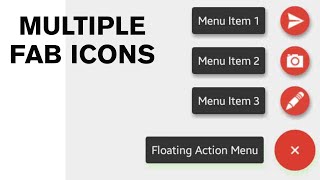 Floating Action Button - Multiple Icons/options screenshot 5