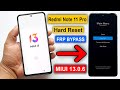 Redmi Note 11 Pro Hard Reset or FRP Bypass MIUI 13 Update | Redmi Note 11 Pro Gmail Account Bypass |