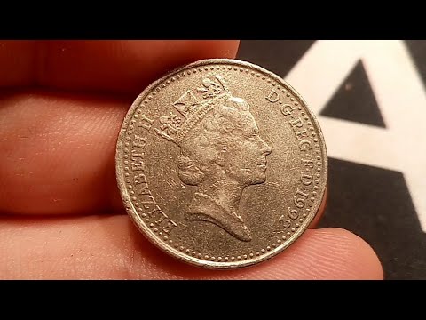 UK 1992 TEN PENCE 10p Coin VALUE + REVIEW Queen Elizabeth II 1992 10 Pence Coin