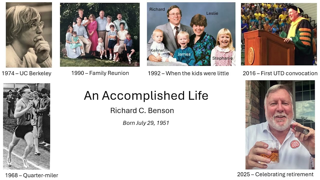 Accomplished Lives: Dr. Richard Benson