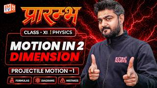 Projectile Motion Explained - I 🔥 | Motion in 2Dimension | Class 11 Physics LIVE | Prarambh Series