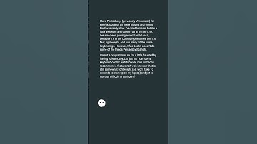Is there a powerful yet lightweight vim-like keyboard-centric web browser out there (for... #shorts
