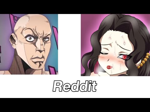 Animé vs Reddit the rock reaction meme