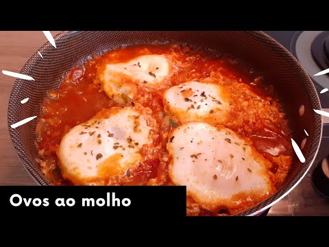 Vídeo: Ovos Em Molho De Tomate