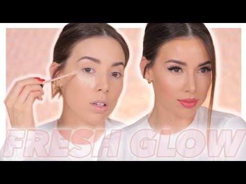 FULL FACE NO POWDER! | FLAWLESS GLOWING COMPLEXION