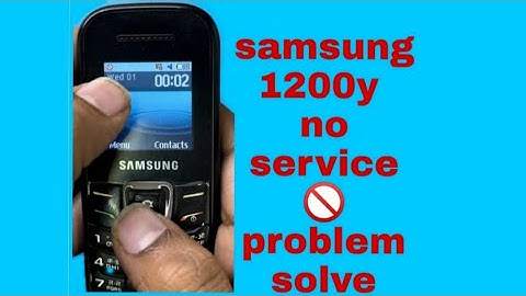 Samsung 1200Y no network problem  🔥|| Samsung GT-E1200Y no network solution