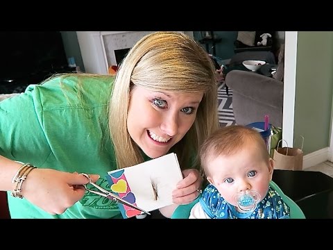 BABY'S FIRST HAIRCUT! - YouTube