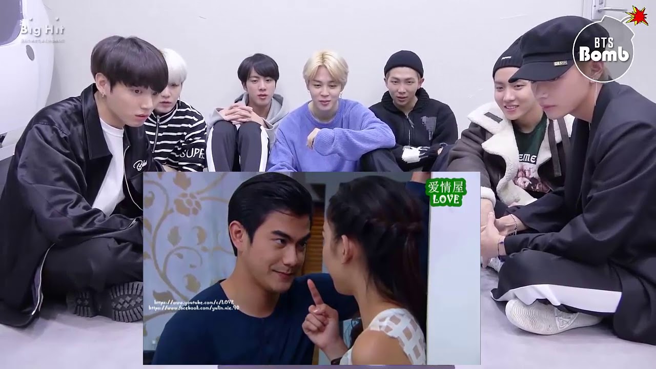 BTS reaction to MV [LOVE] Don't have feelings for me EP 1 -16 FULL จูบ