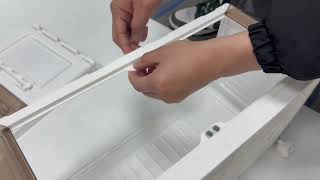 How to Assemble 3-Tier Foldable Storage Cabinet - No Tools Needed | Item #1305