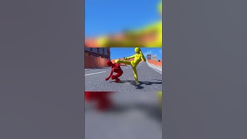 Making NPCs Fight with Active Ragdoll best fighters TOP.  #shorts