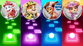 PAW Patrol: The Mighty Movie | MARSHALL VS RUBBLE VS LIBERTY VS SKYE Tiles Hop EDM Rush!