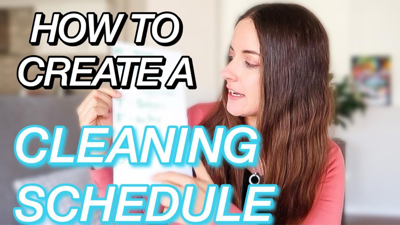 1 week schedule to a clean and organized house – House Mix