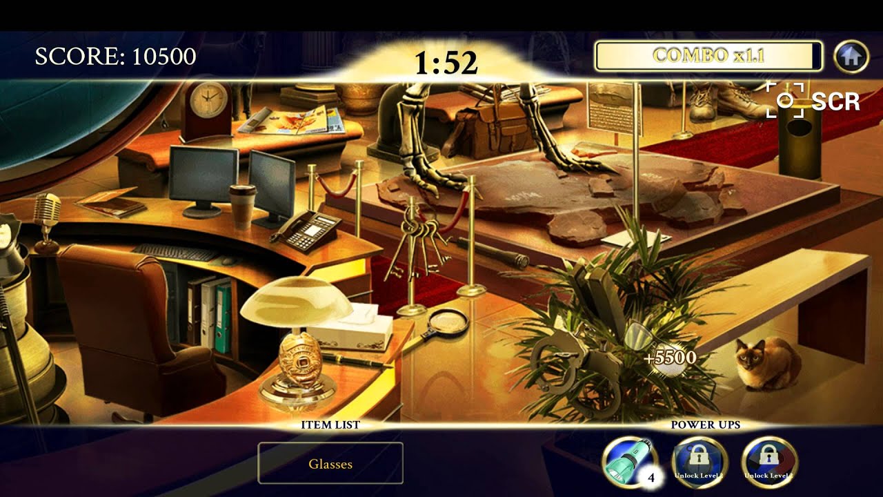 Night at the museum hidden object game - YouTube