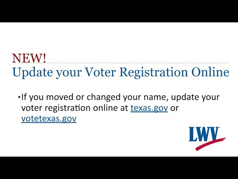 How to Log in to Update Your Voter Registration