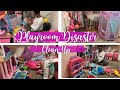 Playroom Disaster | Clean With Me | MY KIDS WENT OVERBOARD!!