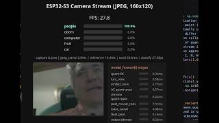 esp32 cam real time image classification