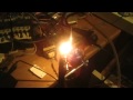Burning Steel with Flyback transformer @ 130 watts