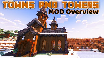 Explore 50+ New Structures in Towns and Towers Mod (1.18.2–1.21.5)