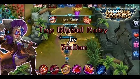Beginilah aksi Top Global Ruby bermain dengan Build Tersakit - Mobile Legend BangBang