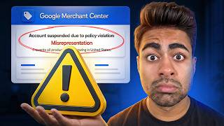 Fix Google Merchant Center Misrepresentation FAST