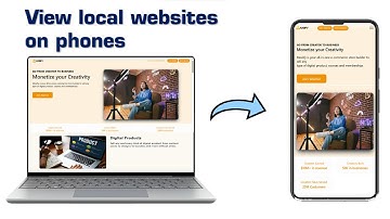 How to view local websites on mobile devices - Test your local websites on mobile phones