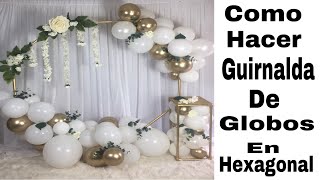 ✓ ESTRUCTURA DE ARO PARA GLOBOS, ✓ BASE CIRCULAR PARA GLOBOS, COMO HACER  UN ARO DE PVC ✓ 