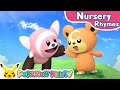 The Bear Went Over The Mountain | Nursery Rhyme | Kids Song | Pokémon Kids TV​