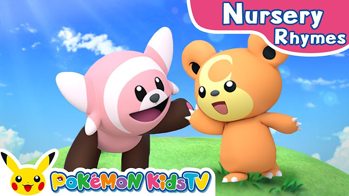 The Bear Went Over The Mountain | Nursery Rhyme | Kids Song | Pokémon Kids TV​