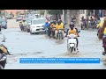 Inondation de la voie pavée derrière la Poste et passant devant l’INE à GBEGAMEY