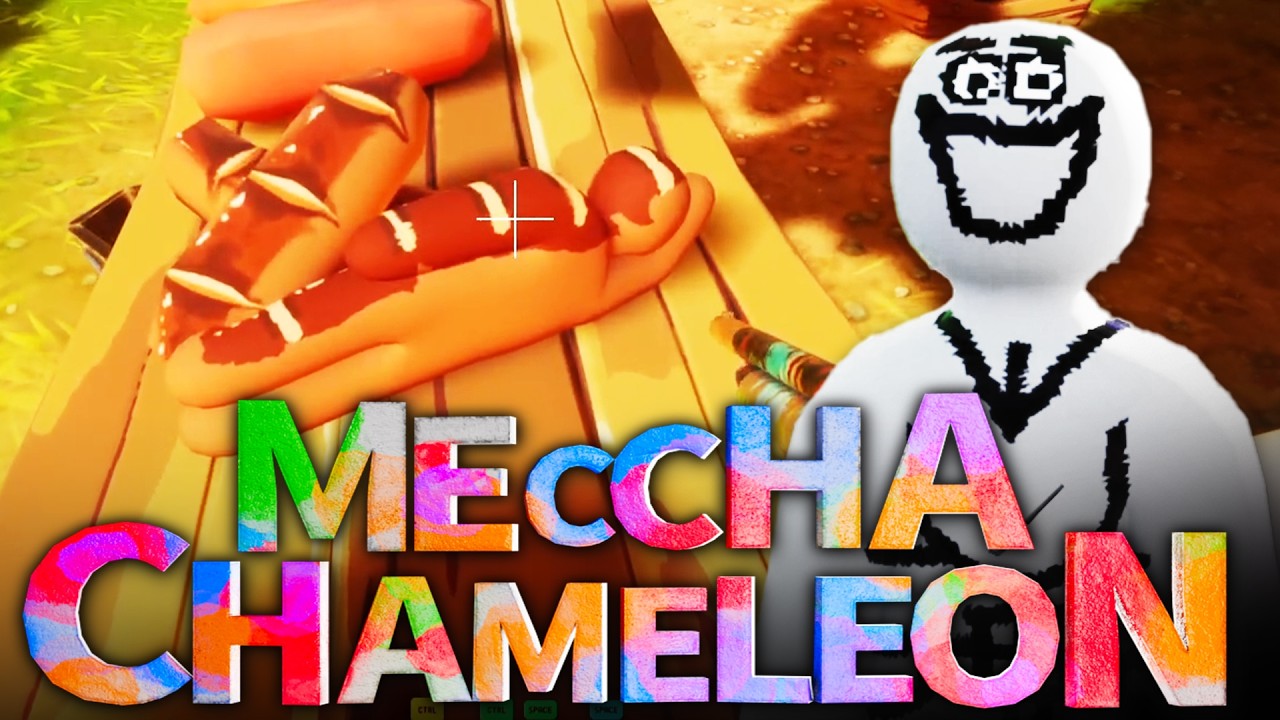 Big Long Meccha Chameleon Lobby! - Hide And Seek Painting Game