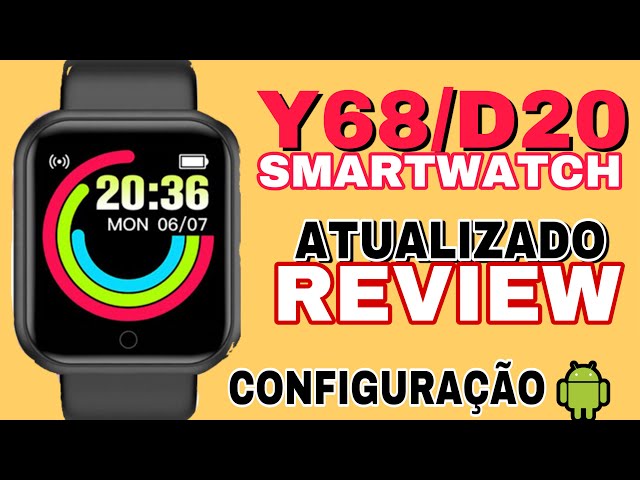 SMARTWATCH Y68/D20⌚ CONFIGURANDO NO CELULAR 📲 APP (FITPRO) Relógio  Topzinho😱👌 