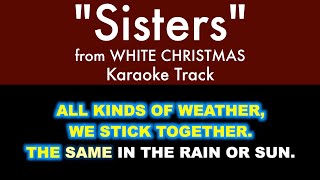 Video thumbnail of ""Sisters" from White Christmas - Karaoke Track with Lyrics on Screen"