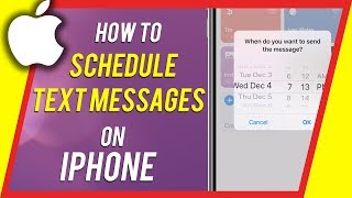 How to Schedule Text Messages on iPhone screenshot 3