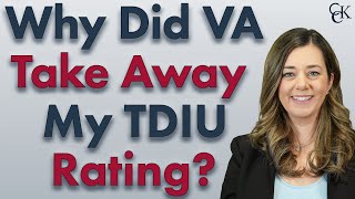 Why VA Takes Away 100% TDIU Ratings: Veterans Benefits
