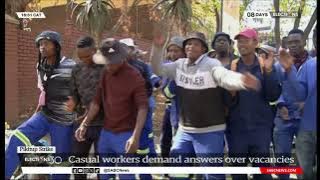 Pikitup Strike | Pikitup casual workers demand answers on unfilled permanent positions