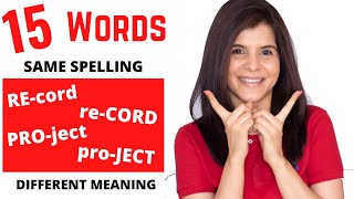 Same Words Different Meanings (Pronunciation And Definition Changes) | ChetChat English